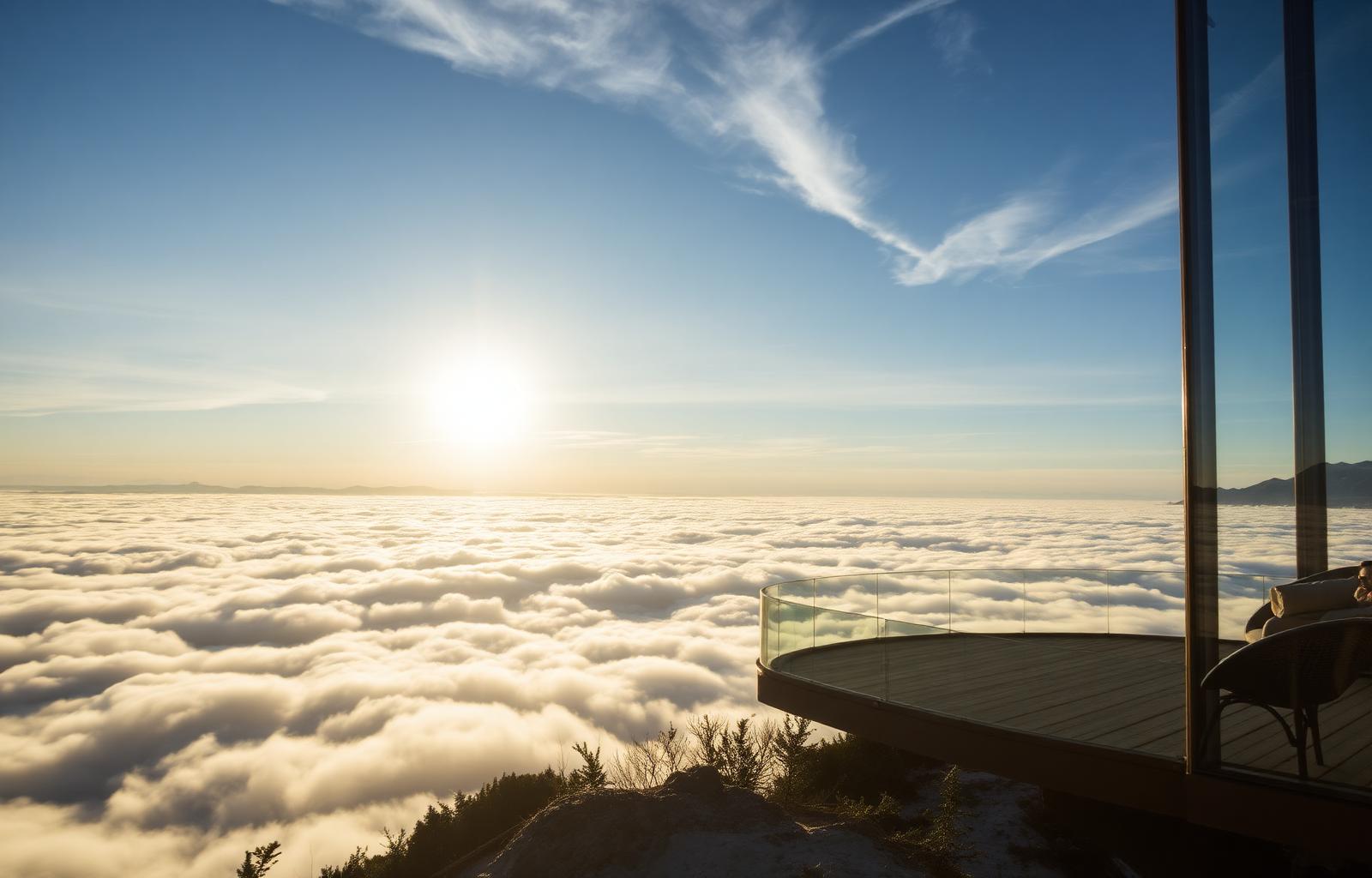 Skyline Wolkenloge — Berghaus zur Miete in Deutschland